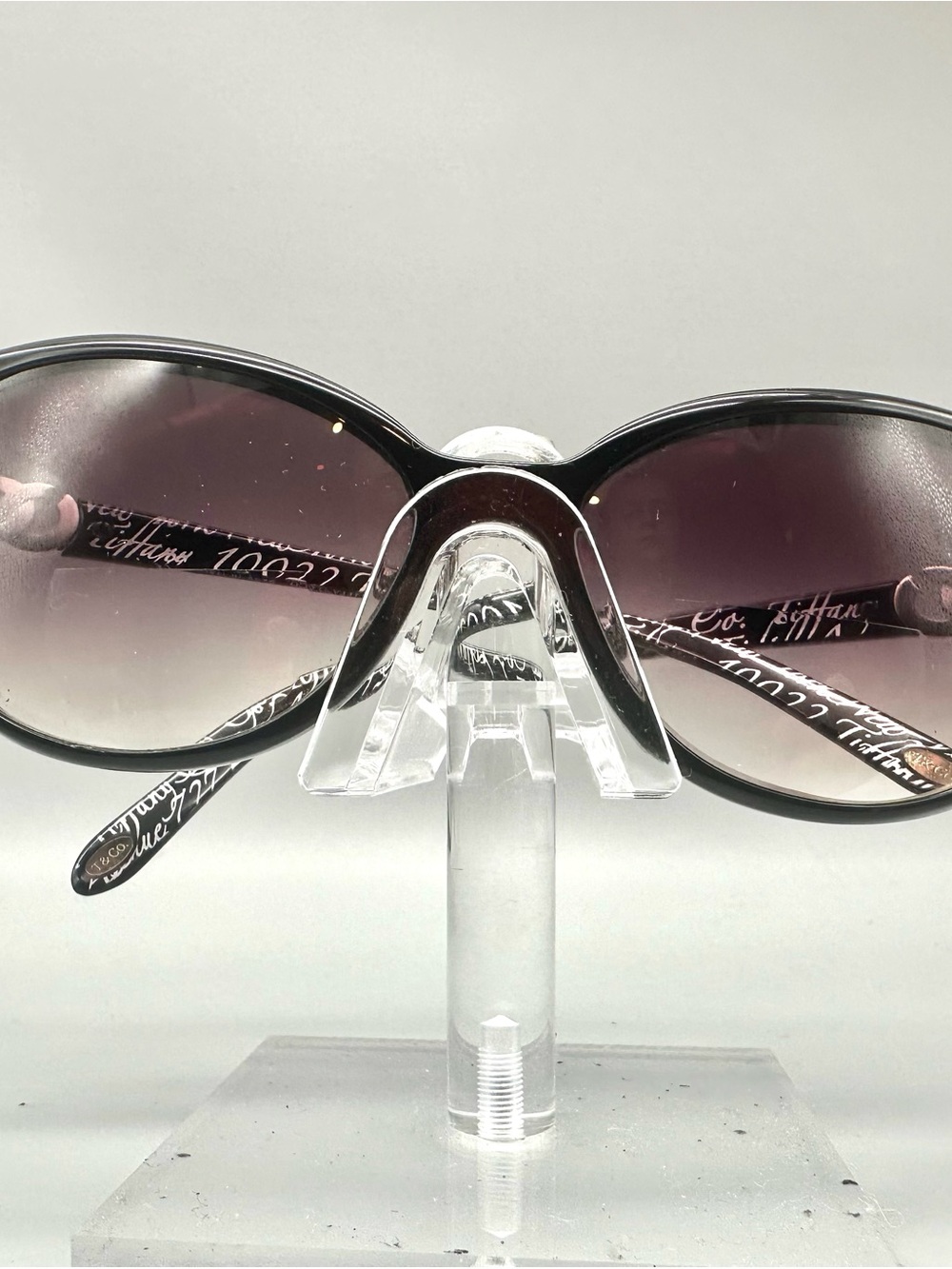 Tiffany & Co TF 4045 8001/3C Black Butterfly Eyeglasses Silver Italy FRAMES ONLY